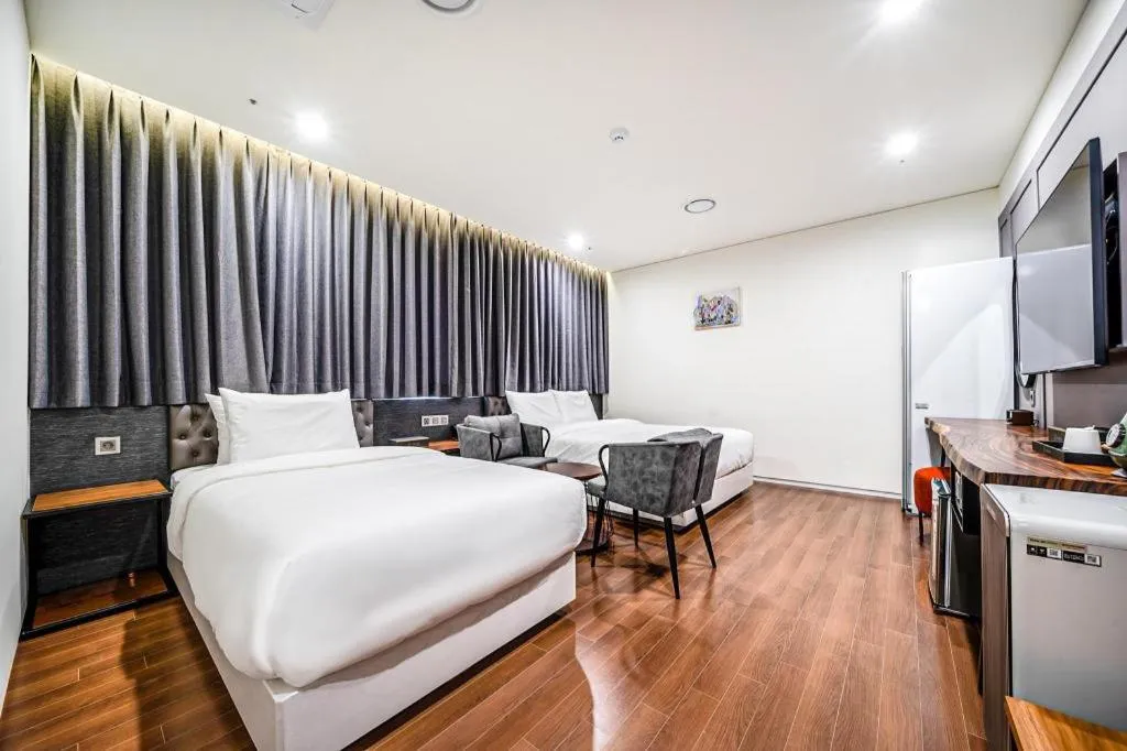 Bed in Hotel PIED Suseong