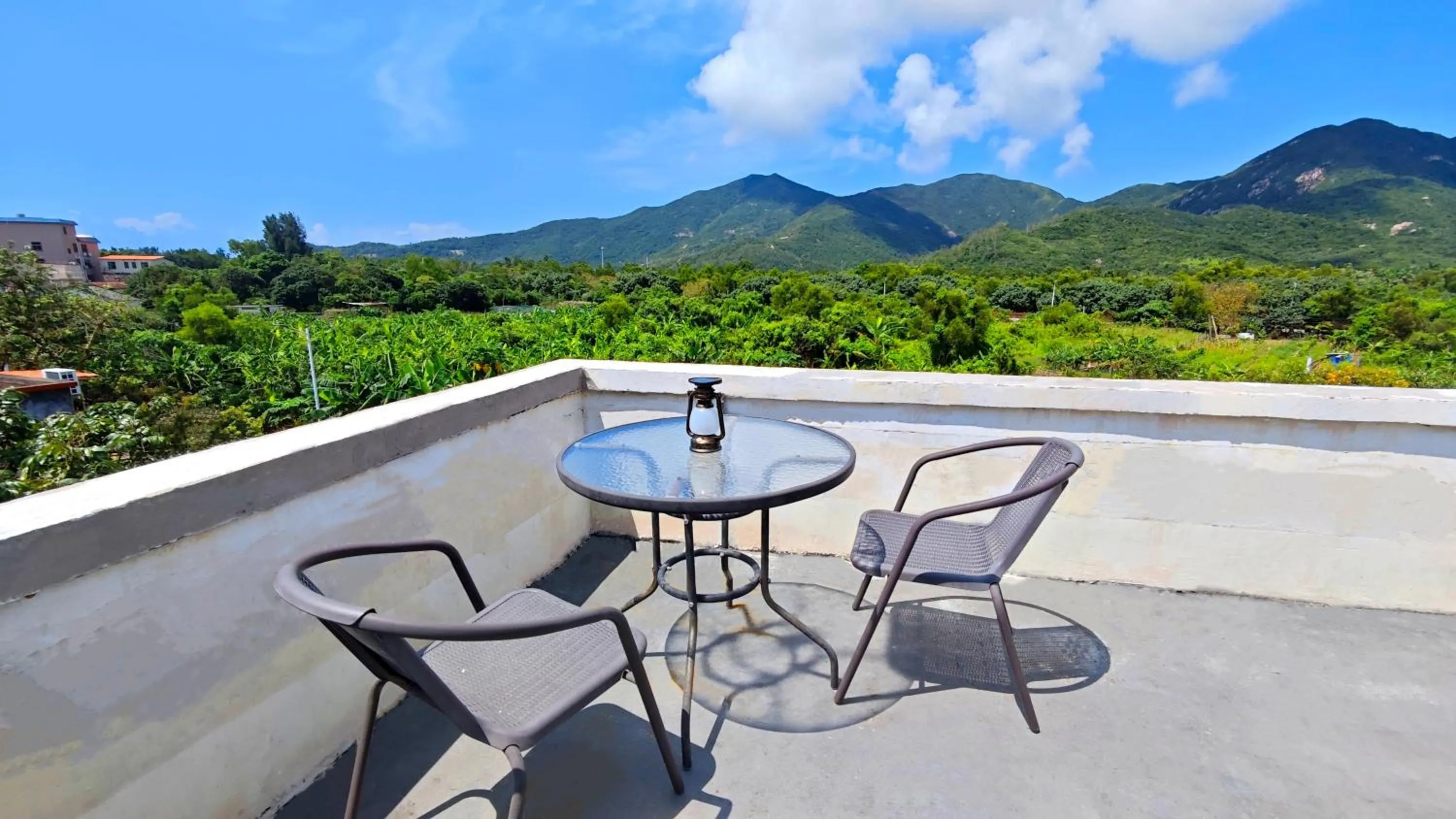 Balcony/Terrace in Cloud Tree Inn Boutique Guesthouse XiChong DaPeng ShenZhen 深圳大鹏西涌云树里民宿Yun Shu Li