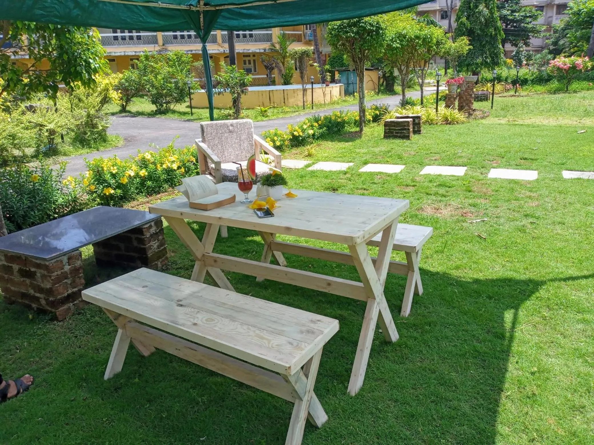 Garden in Carina Beach Resort