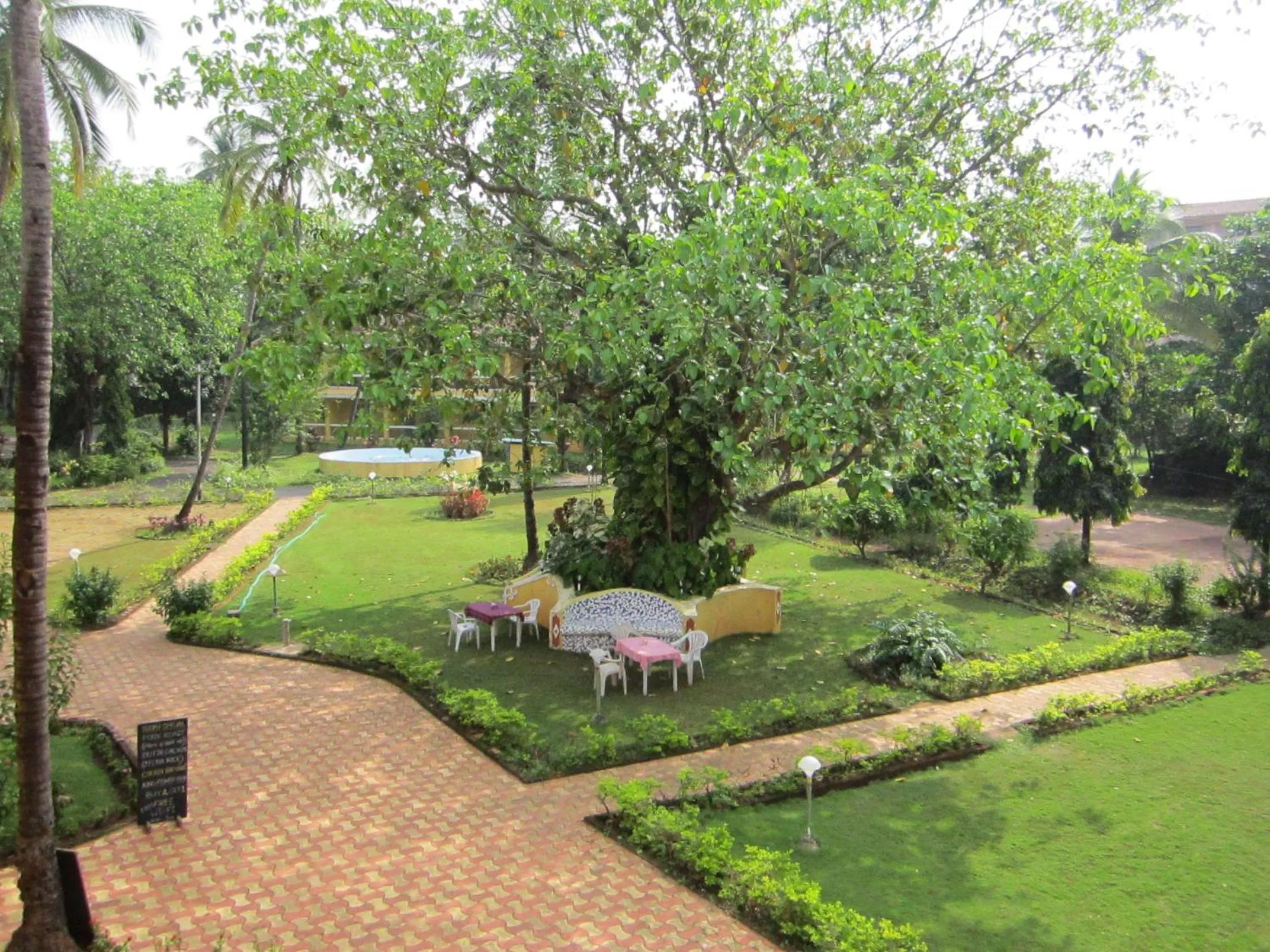 Garden in Carina Beach Resort