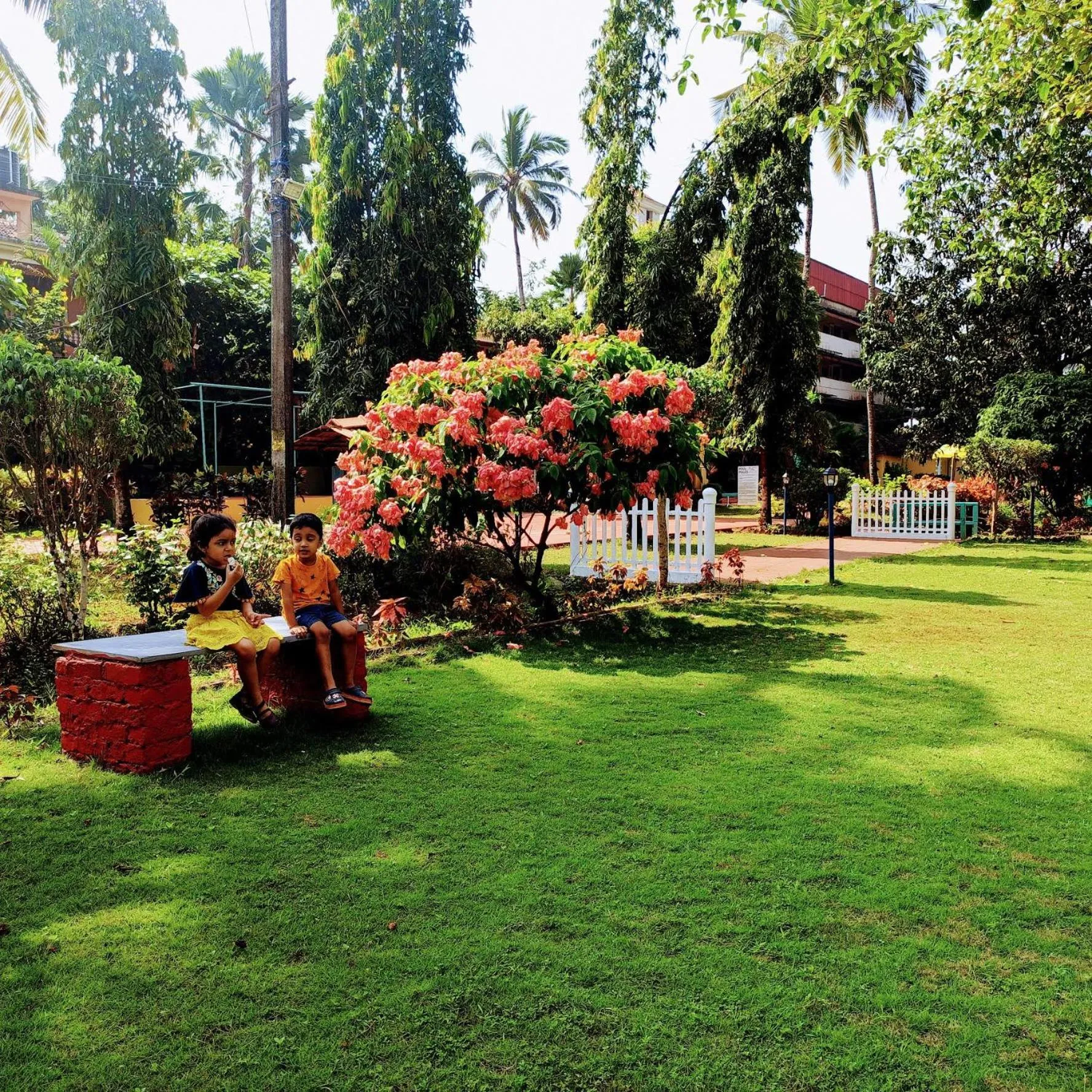 Garden in Carina Beach Resort
