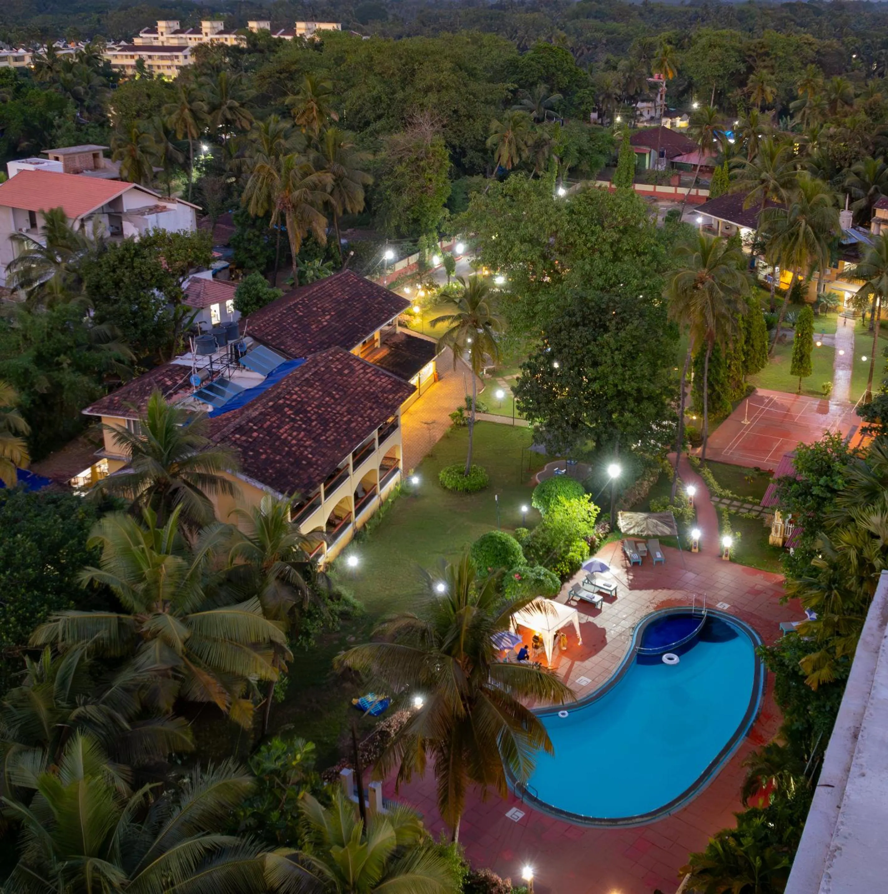 Pool view in Carina Beach Resort