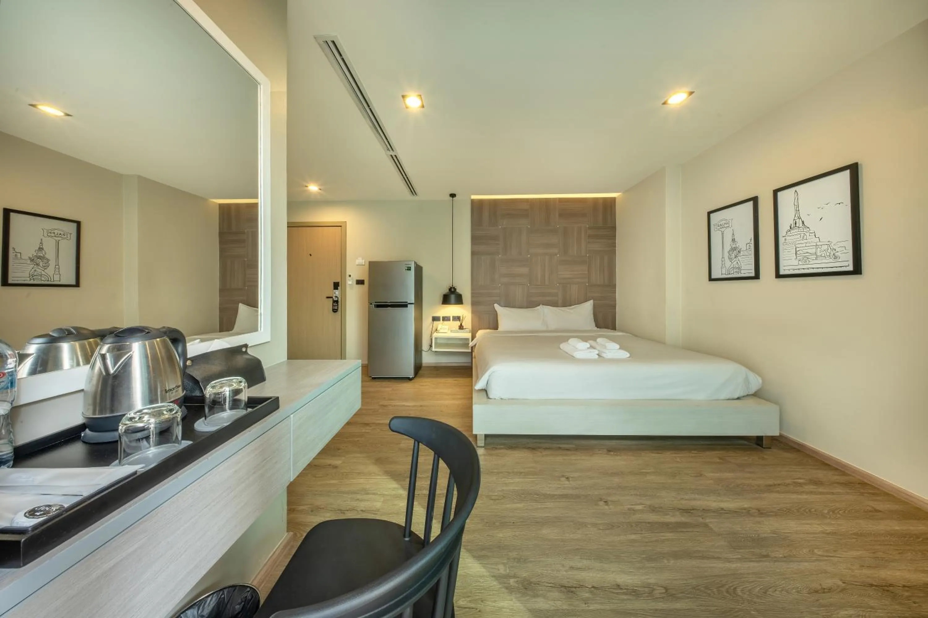 Bed in Ralph Poshtel Pratunam