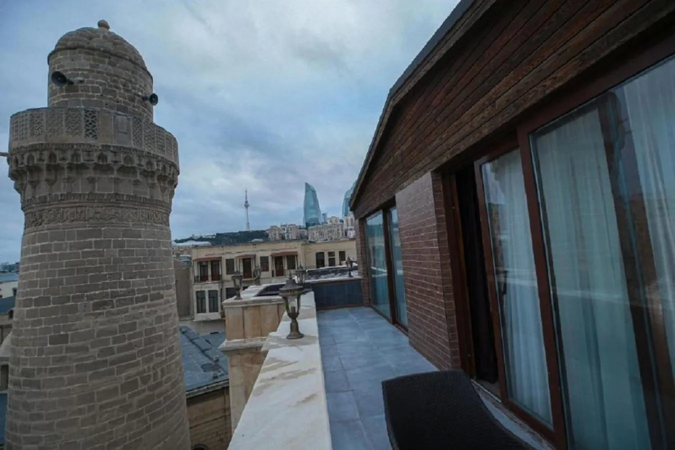 Balcony/Terrace in West Inn Hotel & Restaurant