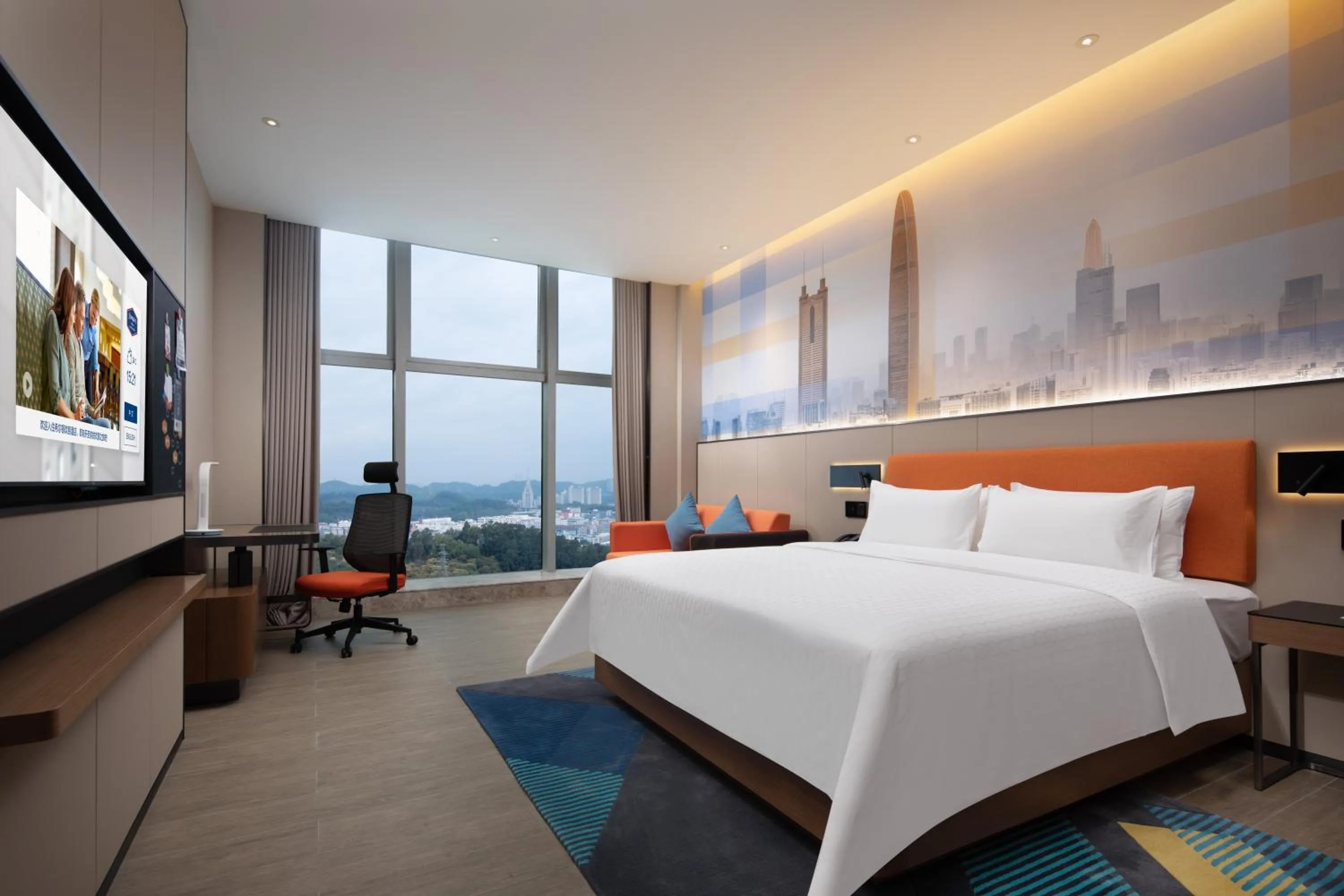Bed in Hampton by Hilton Shenzhen Longgang Yonghu