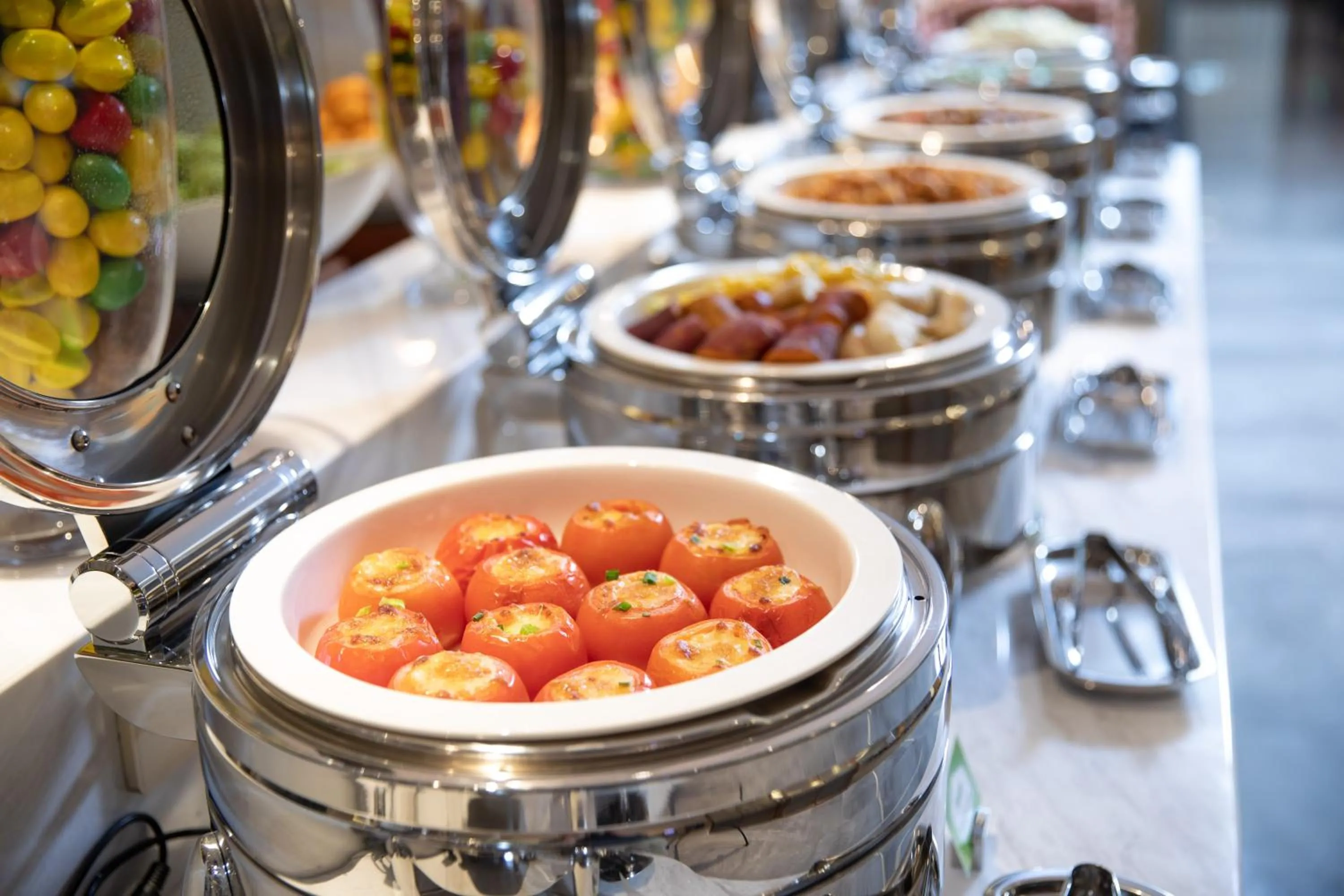 Buffet breakfast in Hampton by Hilton Shenzhen Longgang Yonghu