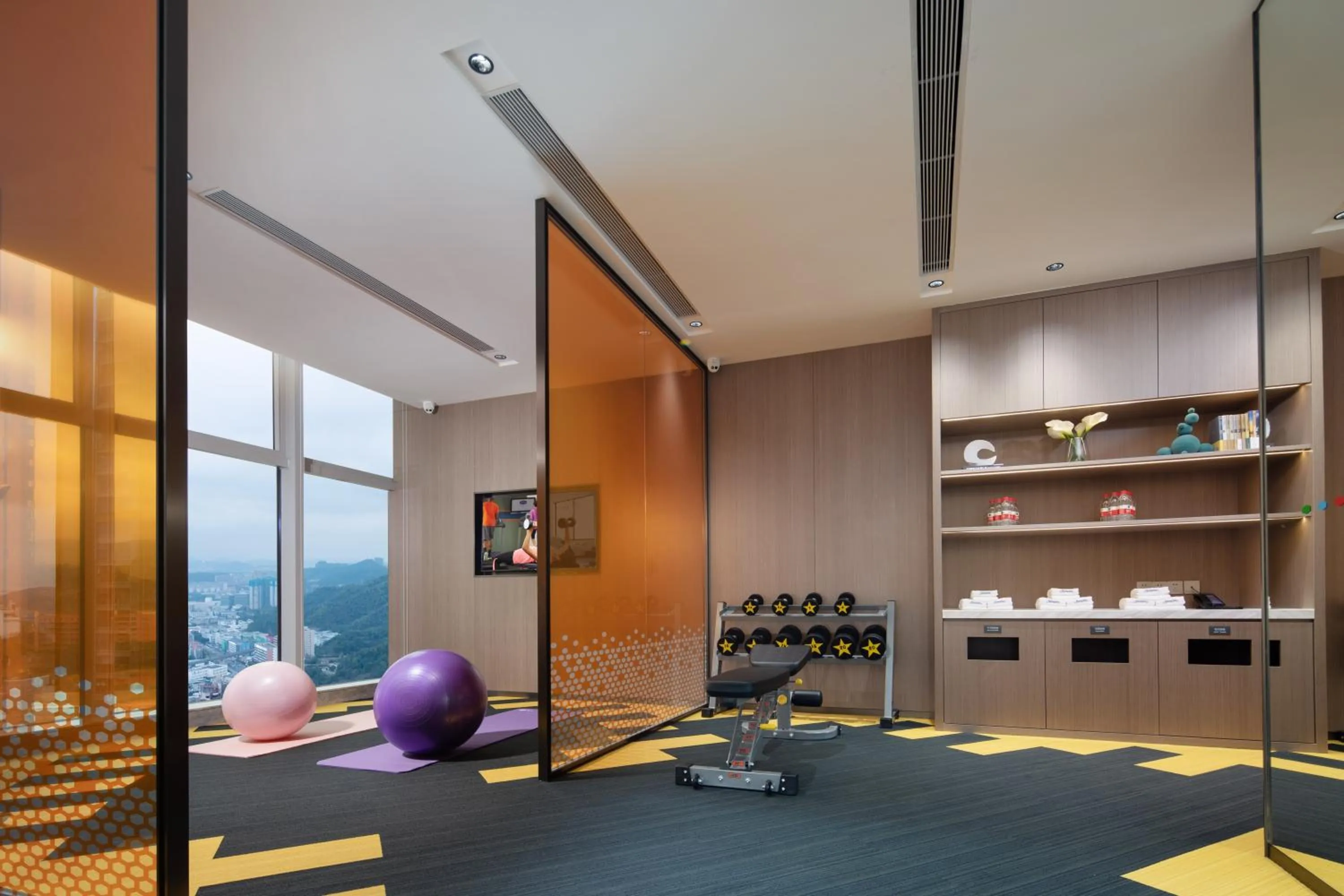 Fitness centre/facilities in Hampton by Hilton Shenzhen Longgang Yonghu