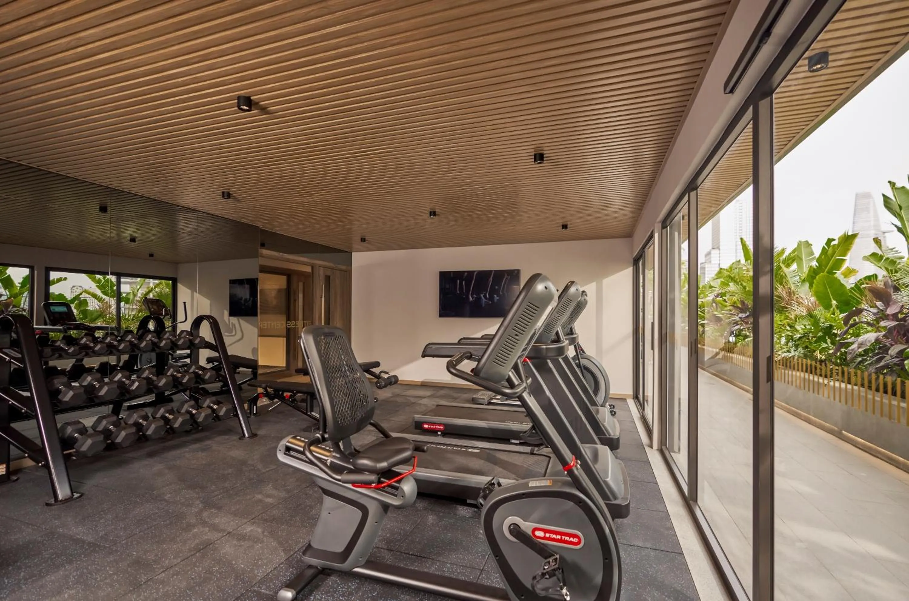 Communal lounge/ TV room in La Siesta Premium Saigon Central