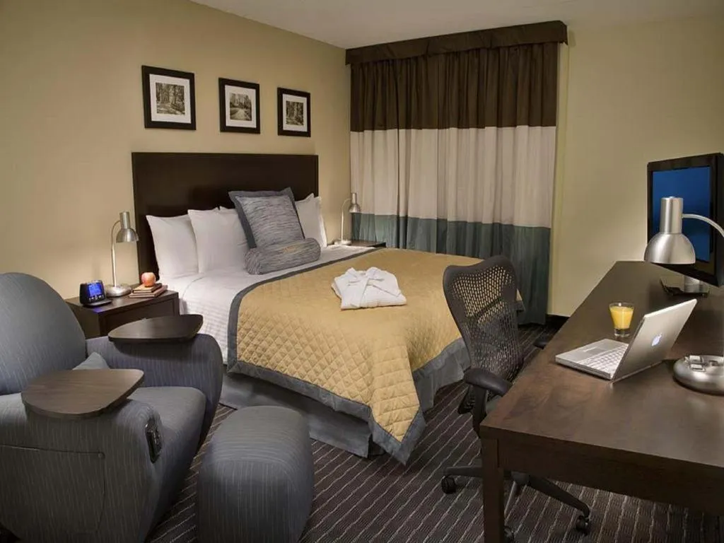 Bed in Edward Hotel North York