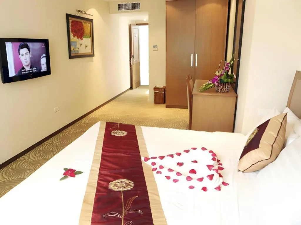 Bed in Lenid De Ho Guom Hotel