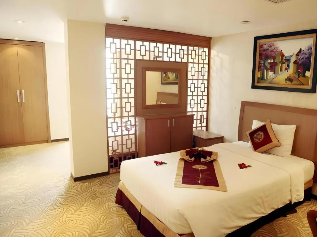 Bed in Lenid De Ho Guom Hotel