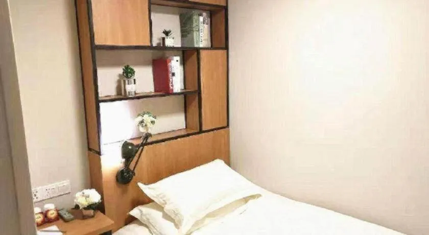 Bed in Jinjiang Inn Style Ningbo Railway Station