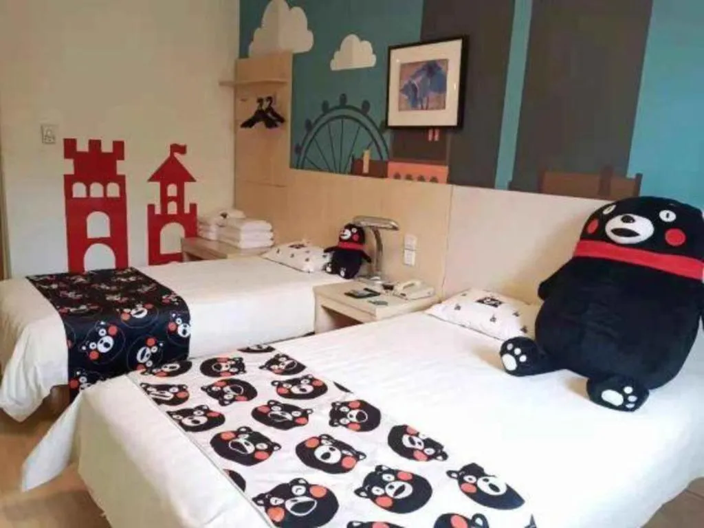 Bed in Jinjiang Inn Qingdao Hangzhou Rd.