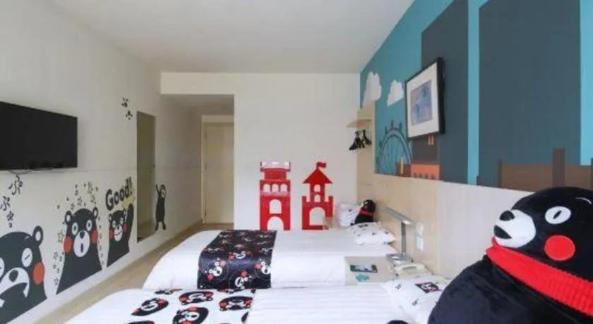 Bed in Jinjiang Inn Qingdao Hangzhou Rd.