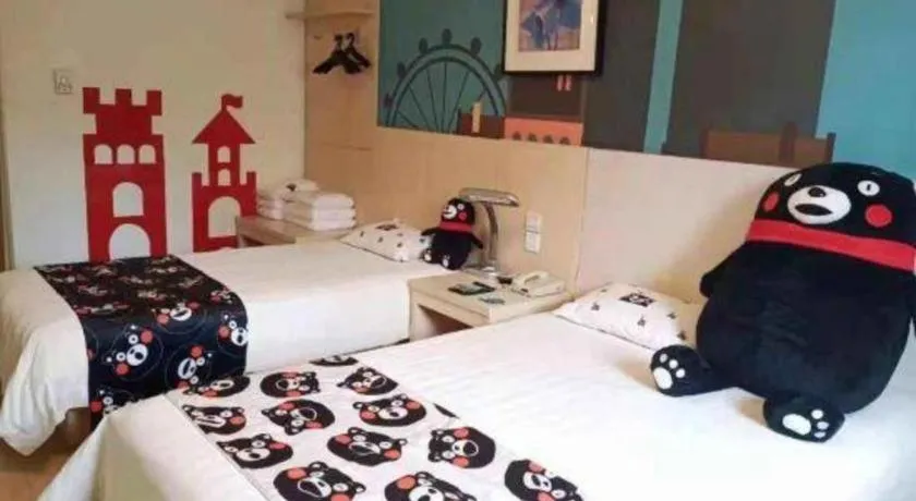 Bed in Jinjiang Inn Qingdao Hangzhou Rd.