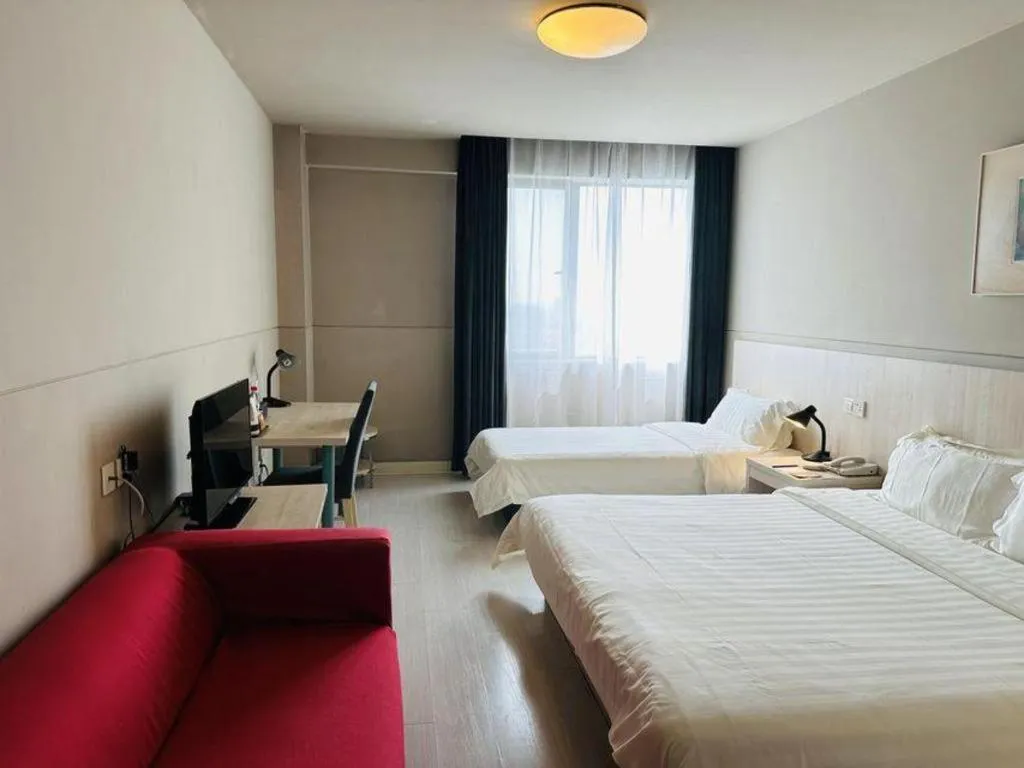 Bed in Jinjiang Inn Shanghai Songjiang University Town