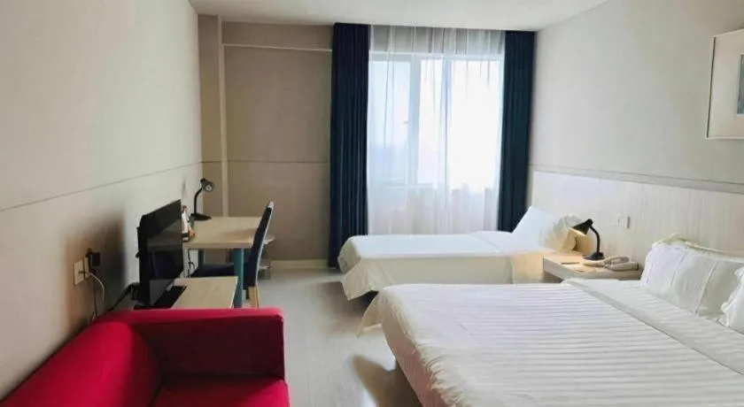 Bed in Jinjiang Inn Shanghai Songjiang University Town