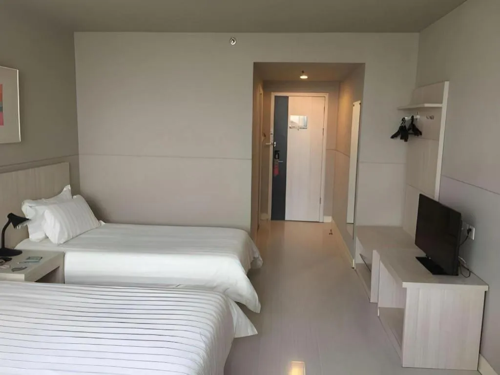 Bed in Jinjiang Inn Shanghai Songjiang University Town