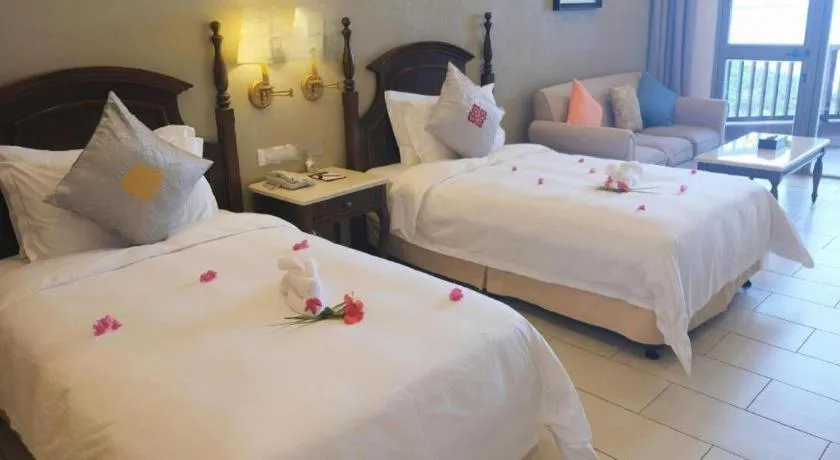 Bed in Timton Fuhe Hotel Sanya