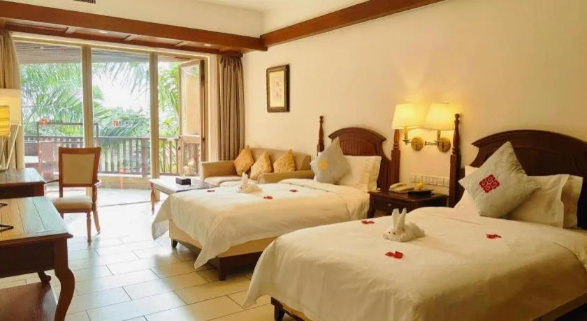 Bed in Timton Fuhe Hotel Sanya