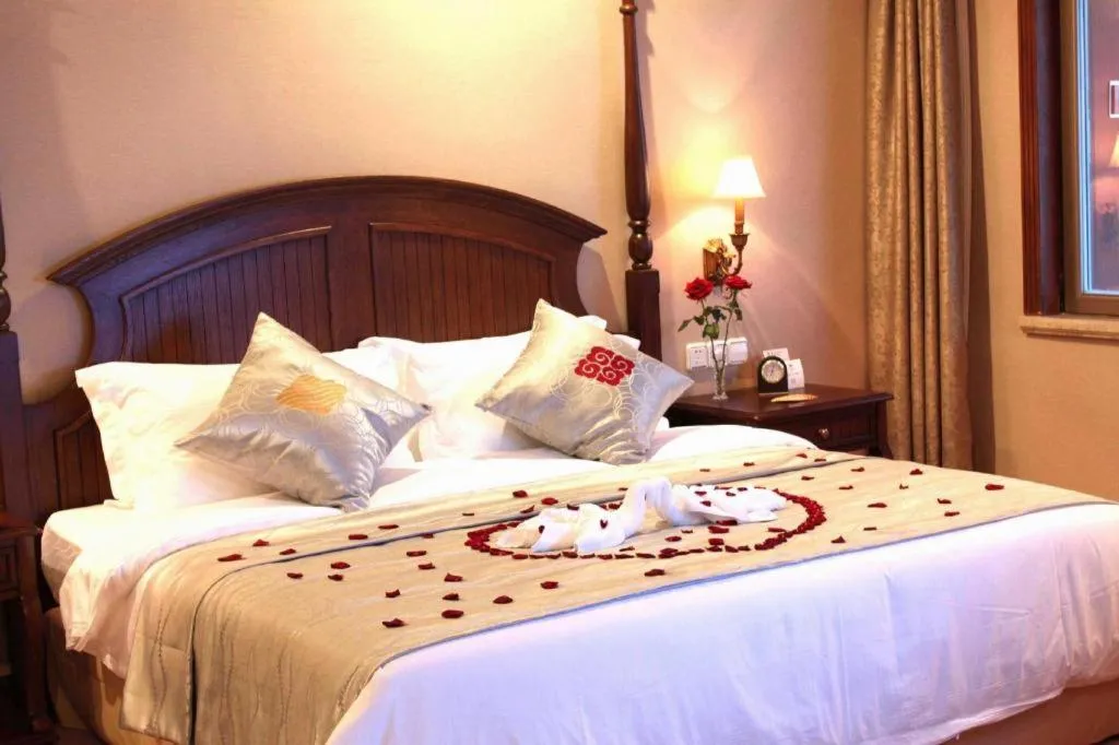 Bed in Timton Fuhe Hotel Sanya