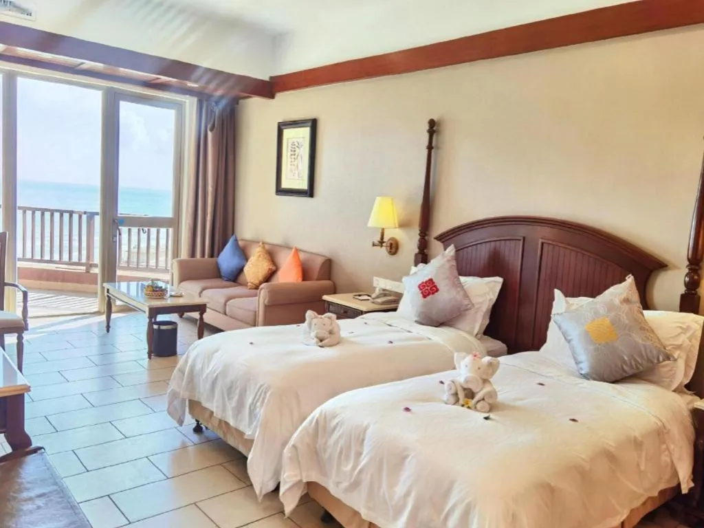 Bed in Timton Fuhe Hotel Sanya