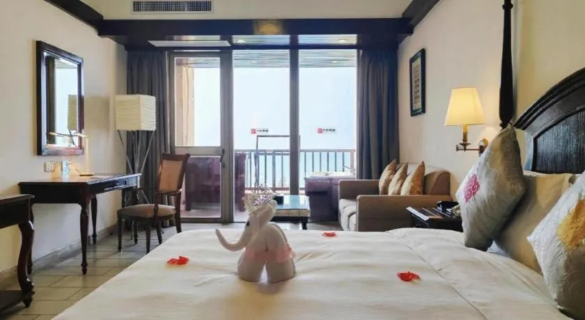 Bed in Timton Fuhe Hotel Sanya