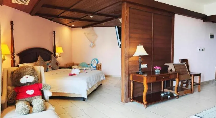 Bed in Timton Fuhe Hotel Sanya