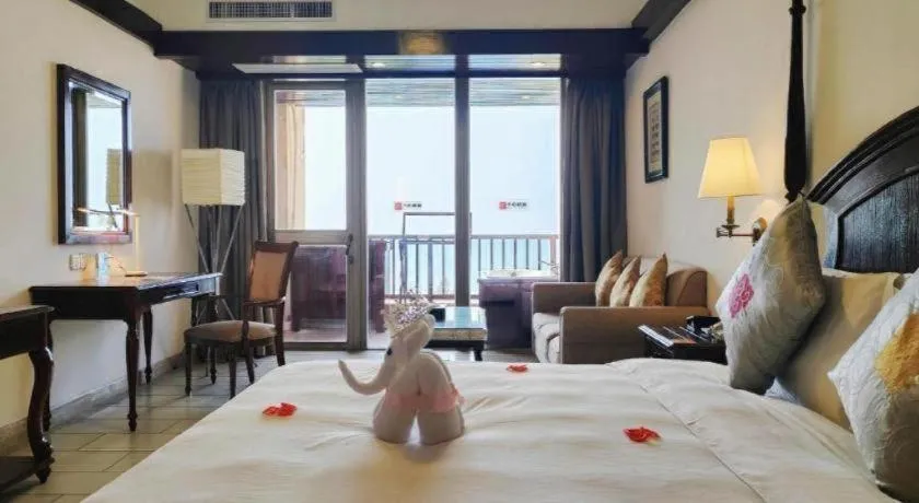 Bed in Timton Fuhe Hotel Sanya