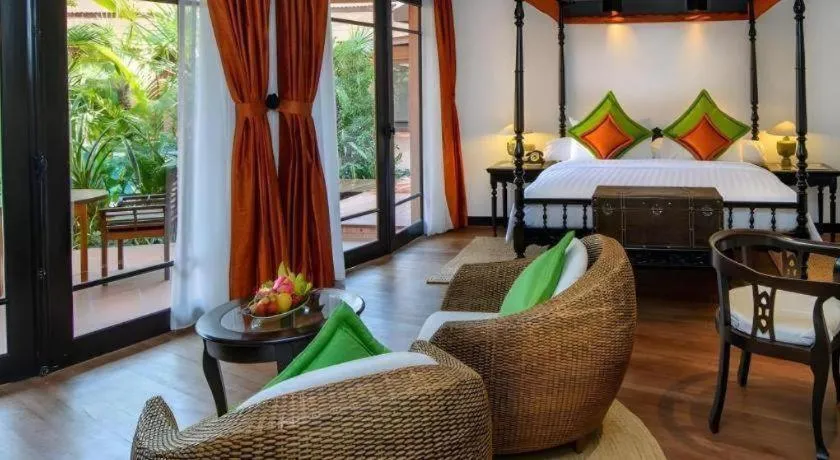 Bed in Angkor Village Resort & Spa