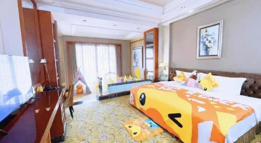 Bed in Chateau StarRiver Guangzhou Peninsula