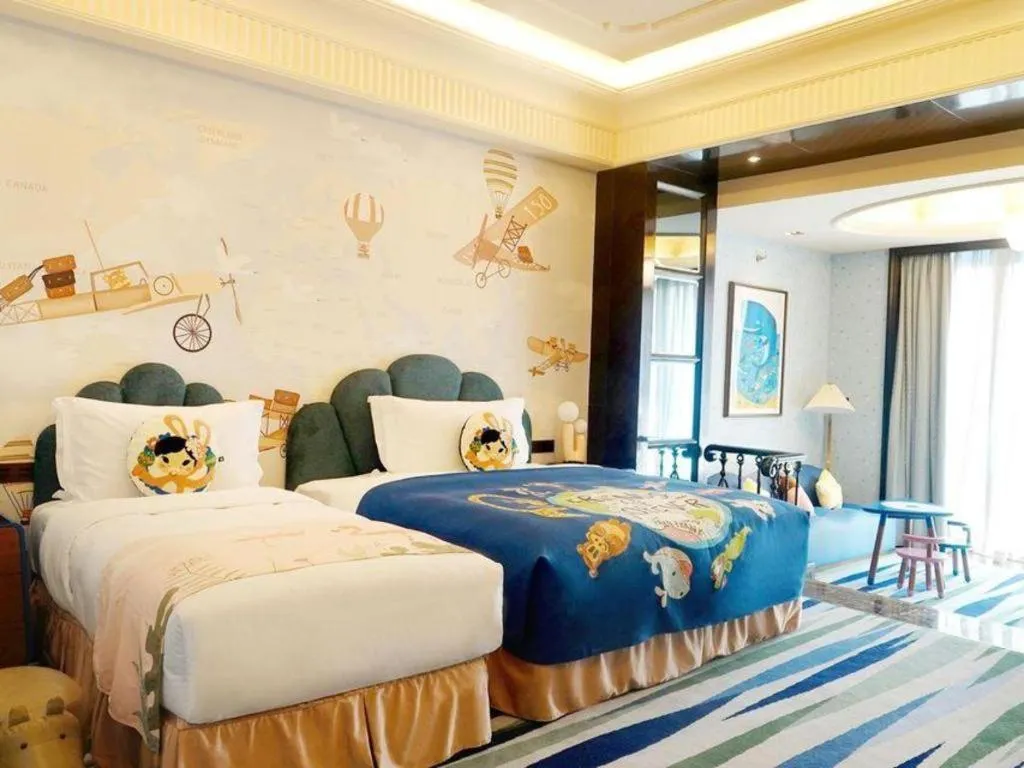 Bed in Chateau StarRiver Guangzhou Peninsula