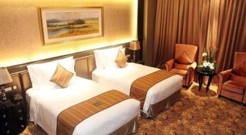 Bed in Chateau StarRiver Guangzhou Peninsula