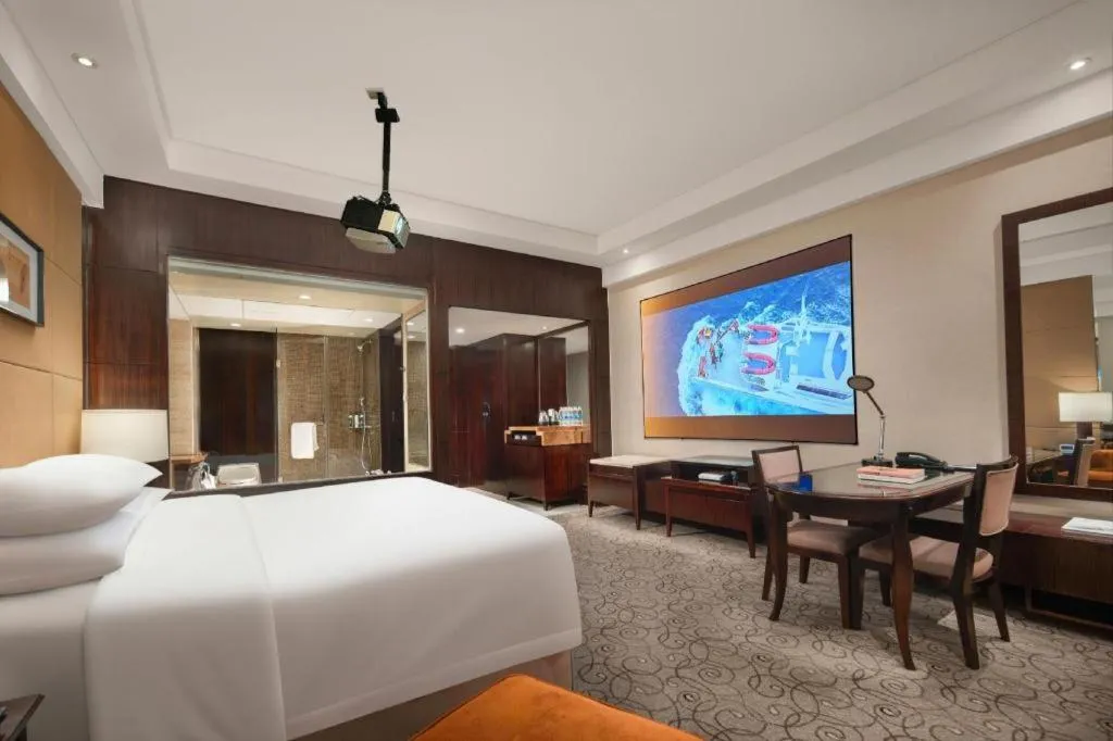 Bed in New Century Grand Hotel Xuzhou