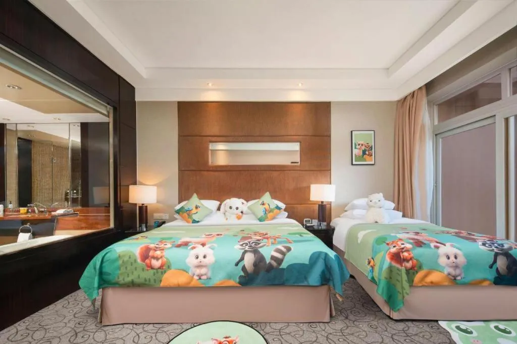 Bed in New Century Grand Hotel Xuzhou