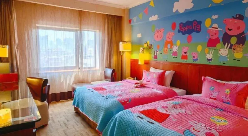 Bed in Xian Grand Noble Hotel