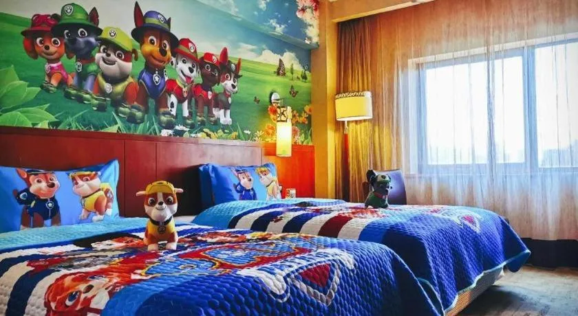 Bed in Xian Grand Noble Hotel