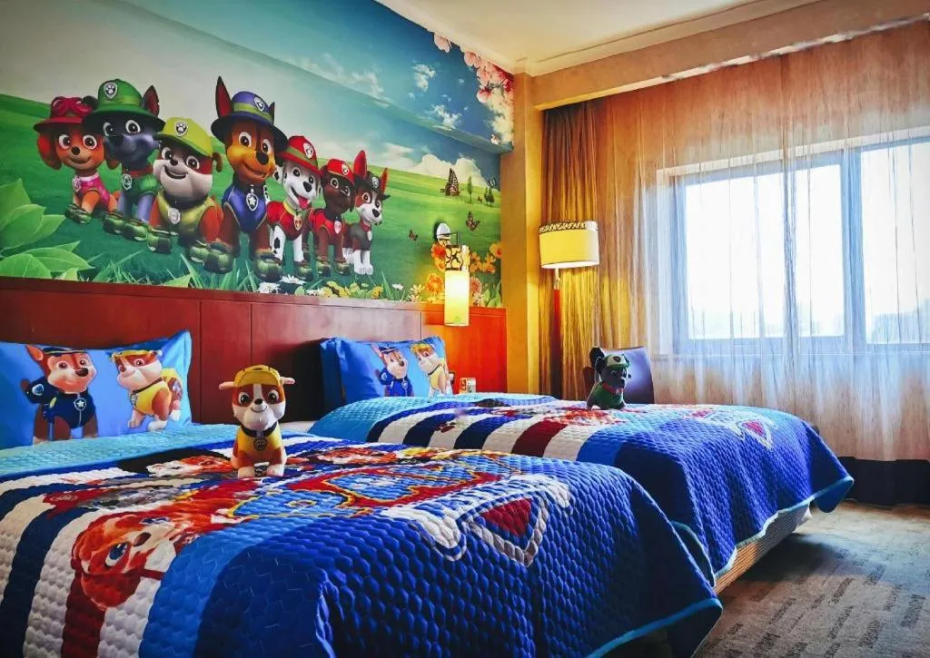 Bed in Xian Grand Noble Hotel