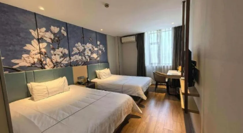 Bed in Magnotel Business Xuzhou Jinying Sudi Road Metro Station