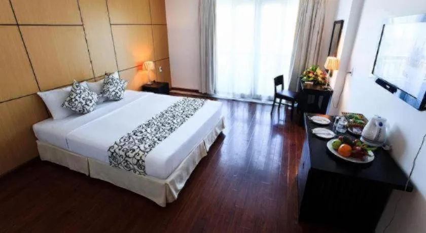 Bed in Paragon Villa Hotel Nha Trang