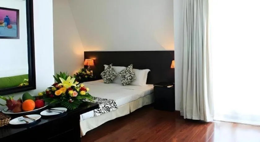 Bed in Paragon Villa Hotel Nha Trang