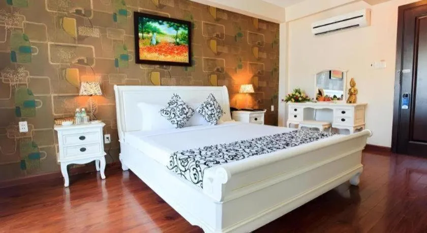 Bed in Paragon Villa Hotel Nha Trang