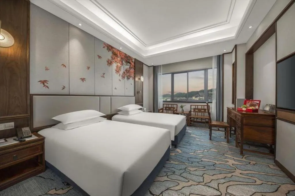 Bed in Hangzhou Blossom Hotel