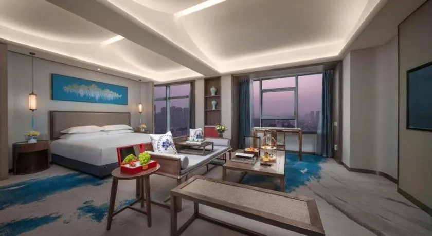 Bed in Hangzhou Blossom Hotel