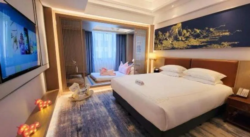 Bed in Hangzhou Blossom Hotel