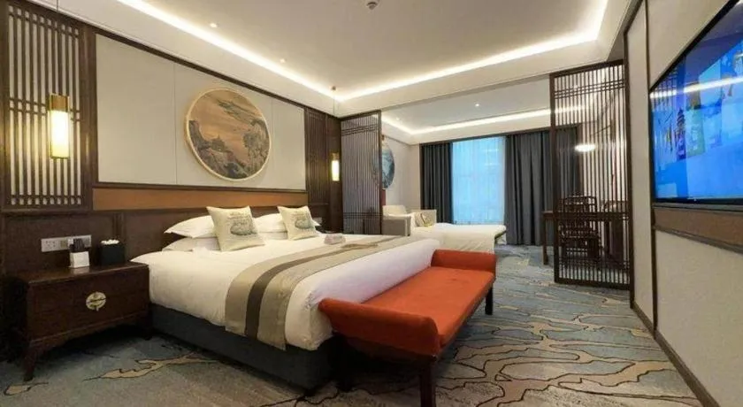 Bed in Hangzhou Blossom Hotel
