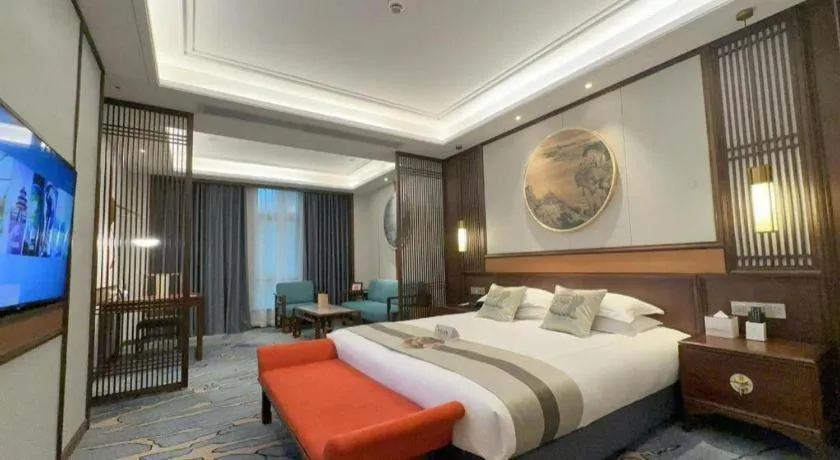 Bed in Hangzhou Blossom Hotel