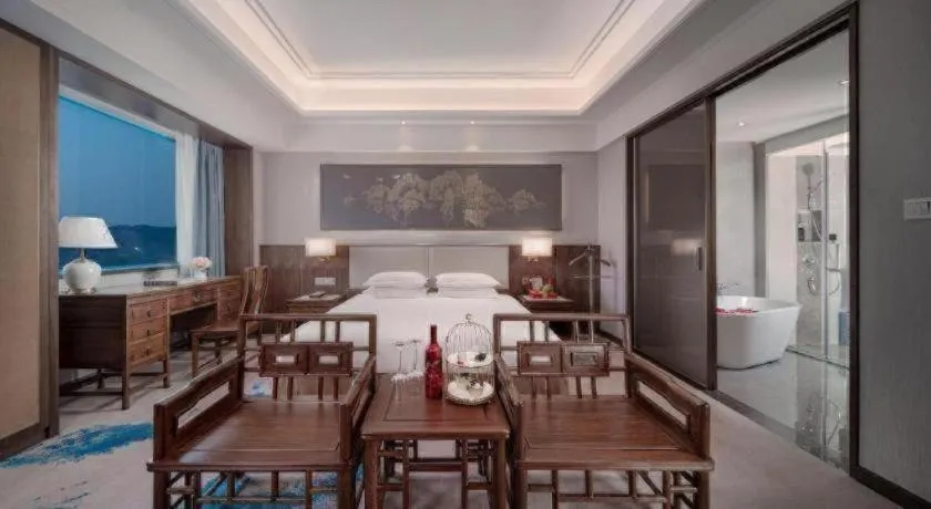 Bed in Hangzhou Blossom Hotel