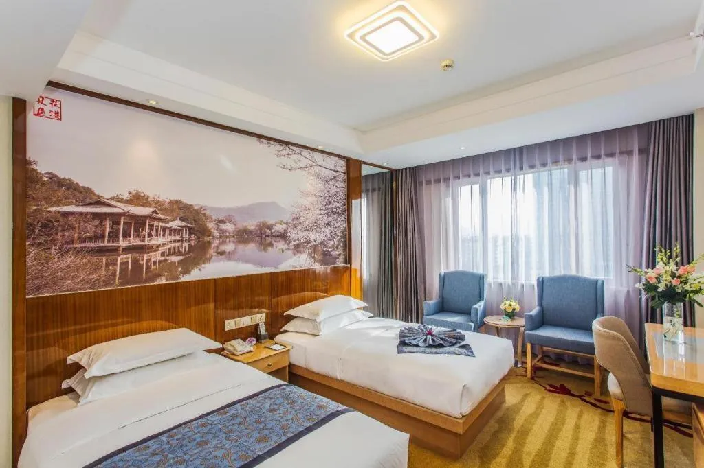 Bed in Huachen Kenzo Hotel Hangzhou