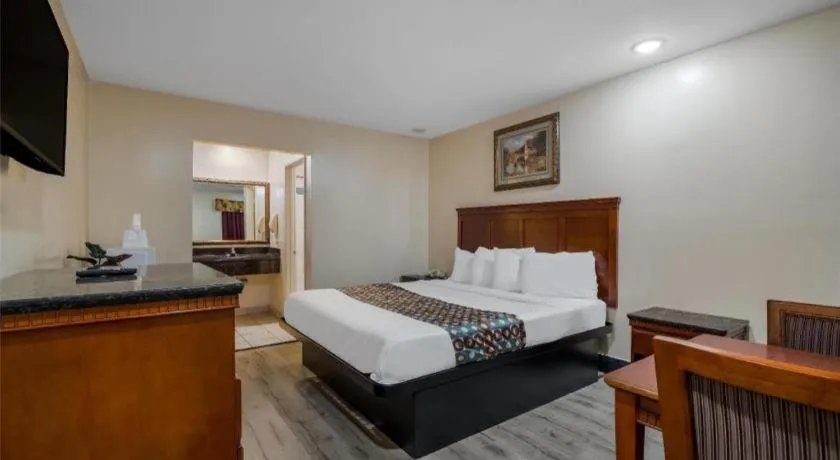 Bed in Americas Best Value Inn Redlands San Bernardino